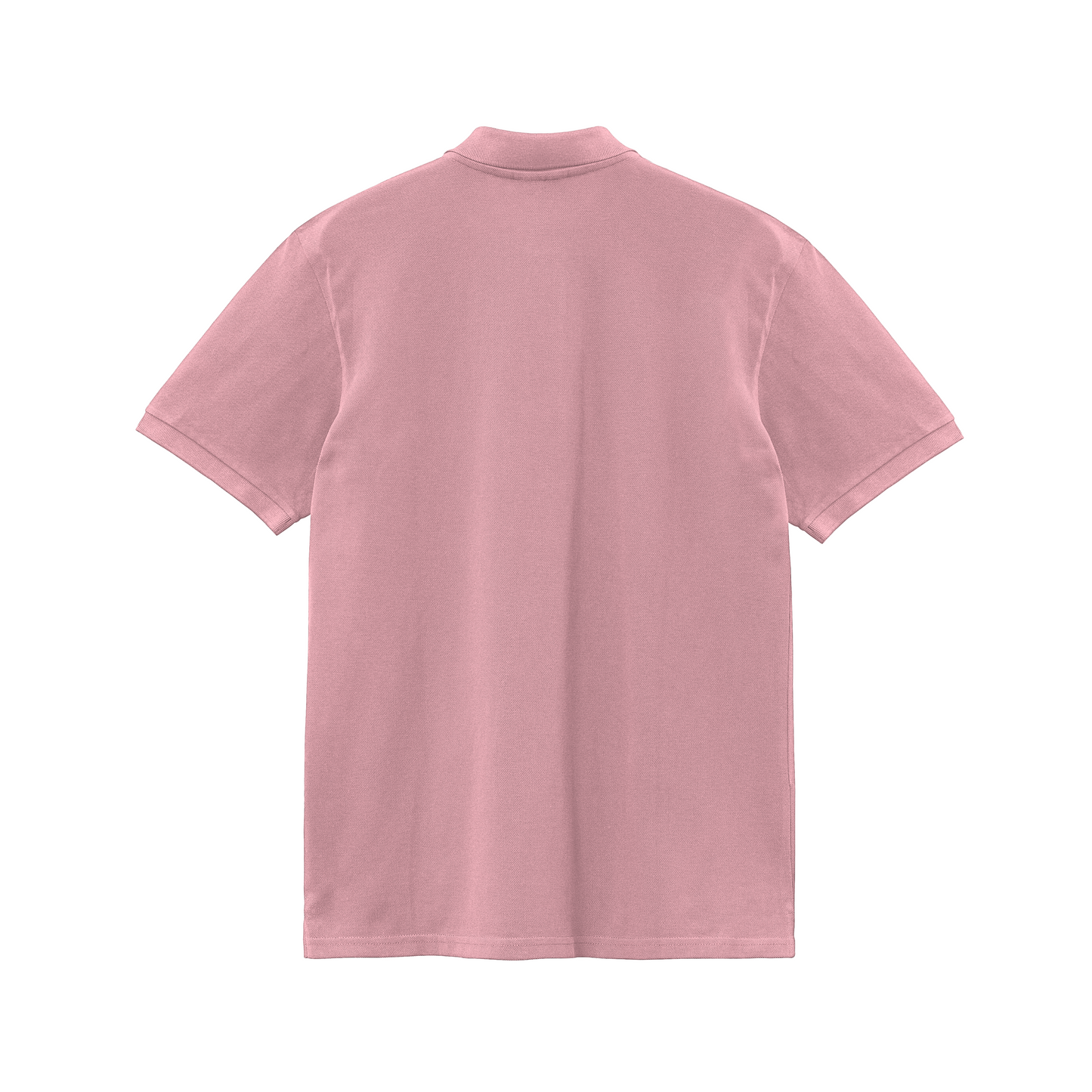 Pink Solid Polo T-shirt
