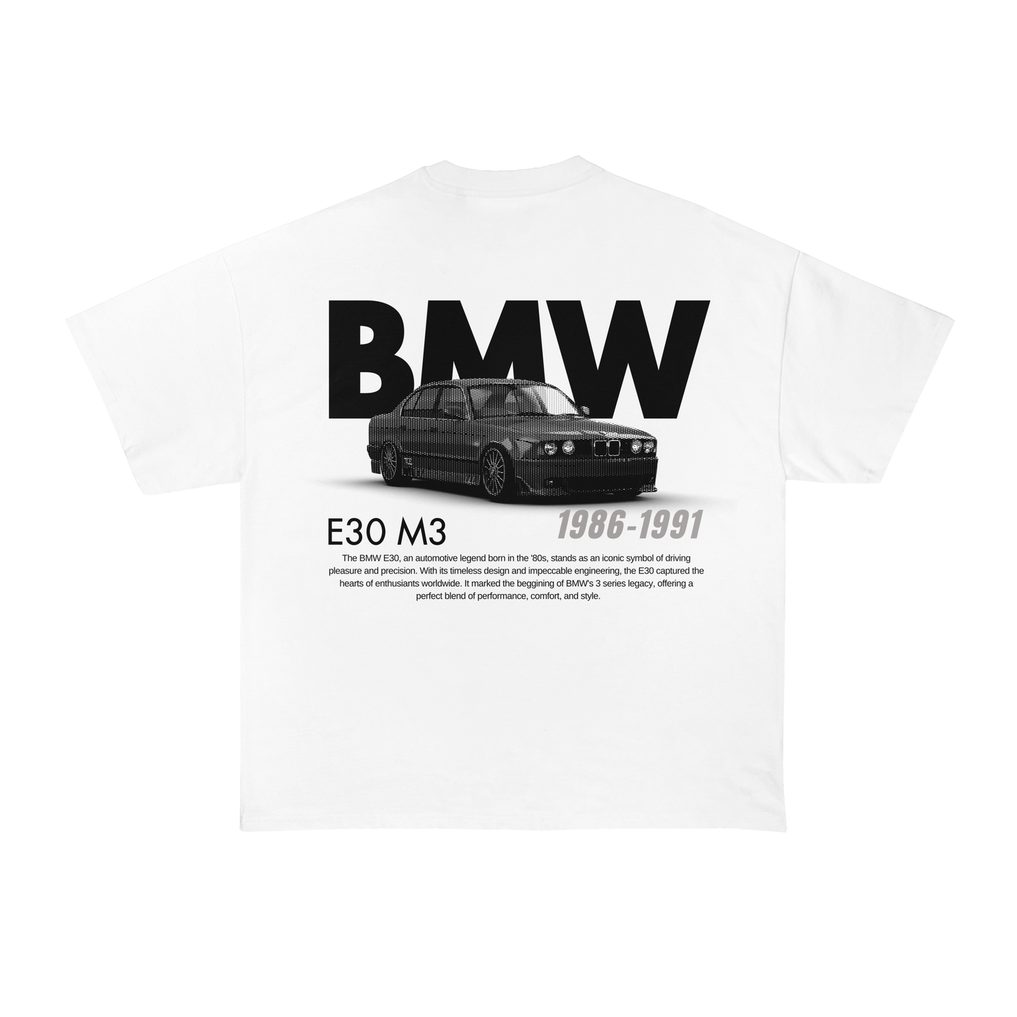 BMW E30 M3 Oversized T-Shirt
