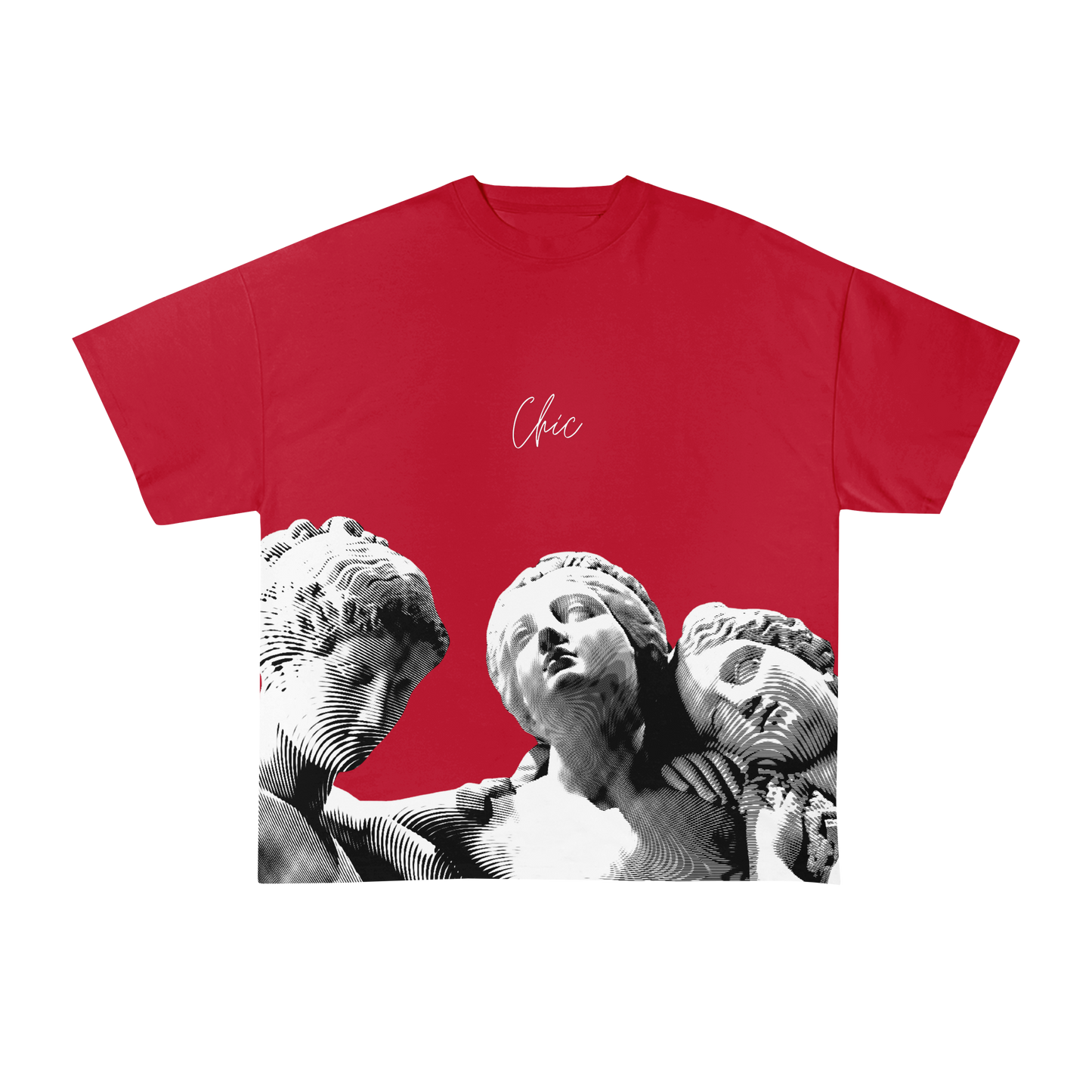 Carved Beauty Oversized T-Shirt