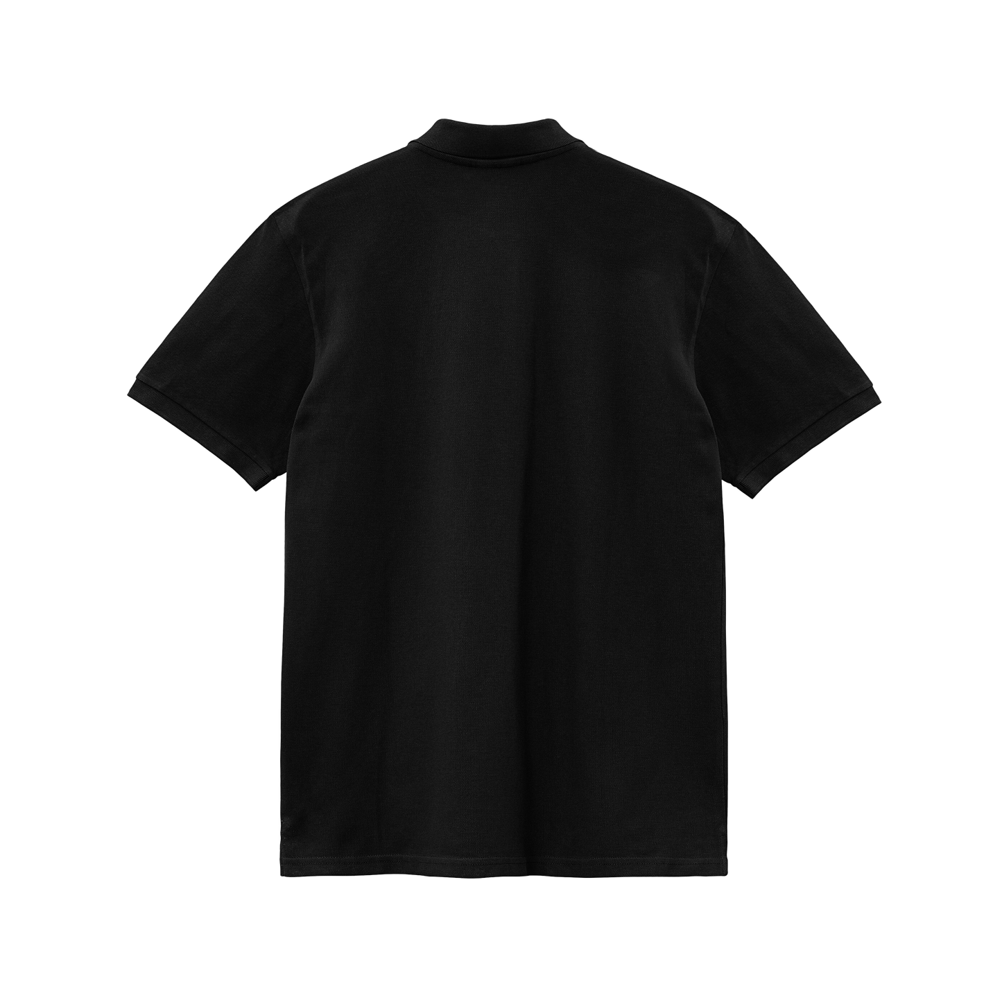 Black Solid Polo T-shirt