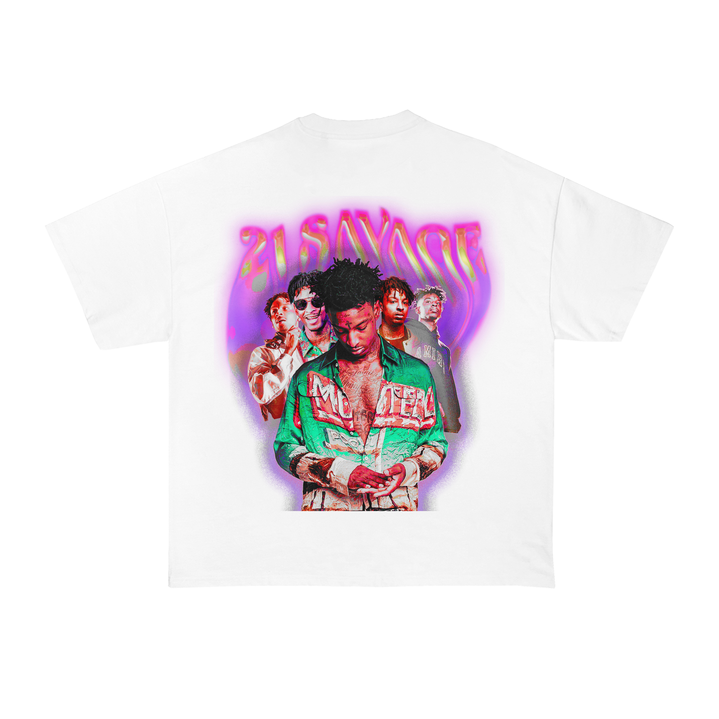 21 Savage Printed Oversized T-Shirt