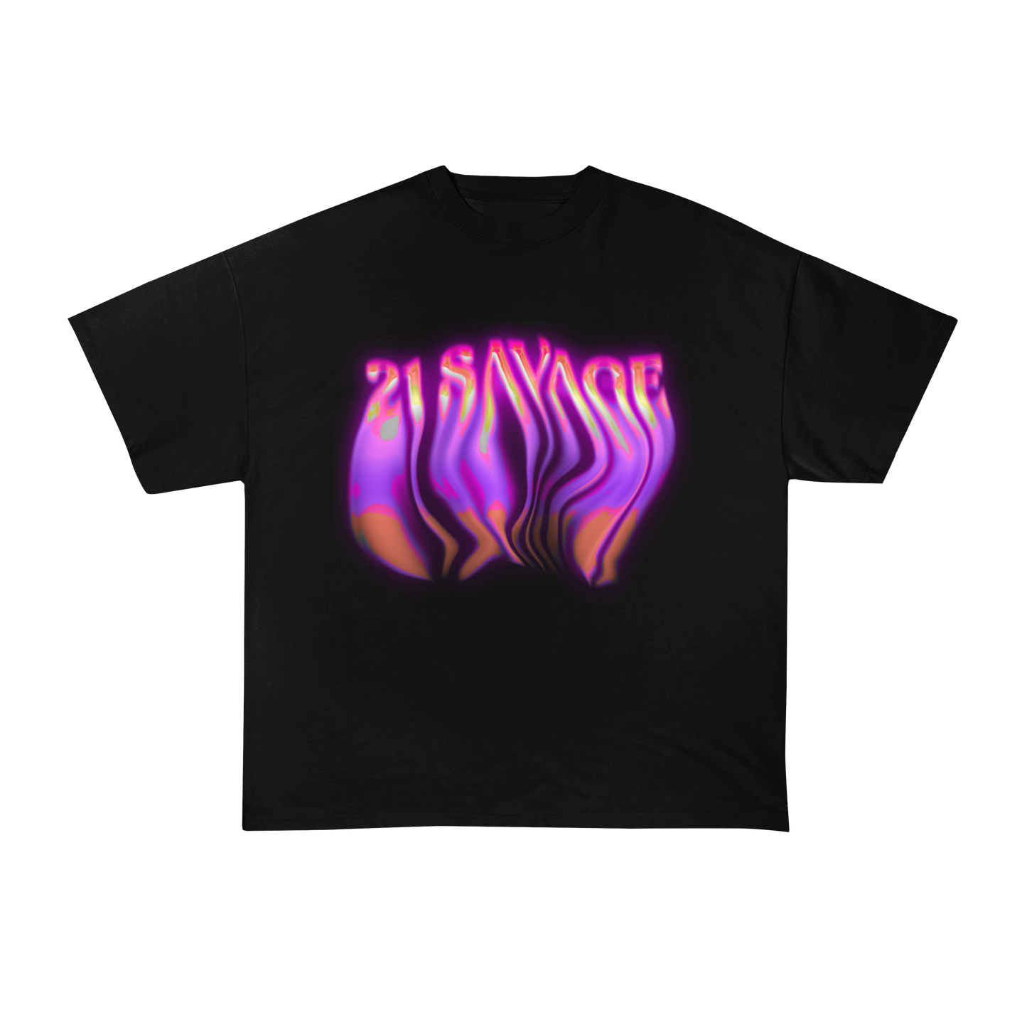 21 Savage Printed Oversized T-Shirt