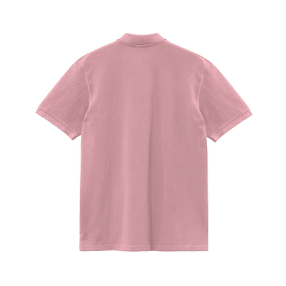 Pink Solid Polo T-shirt