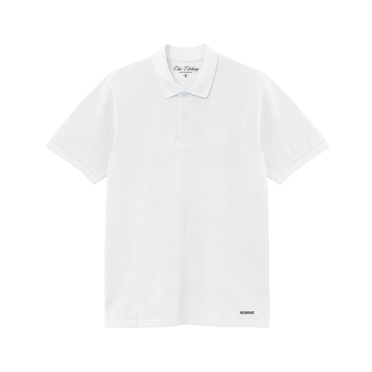 White Solid Polo T-shirt