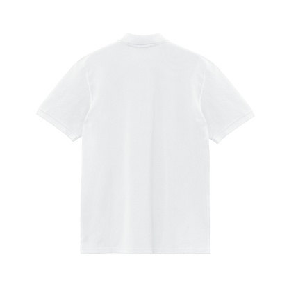 White Solid Polo T-shirt