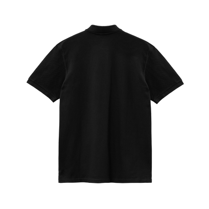 Black Solid Polo T-shirt