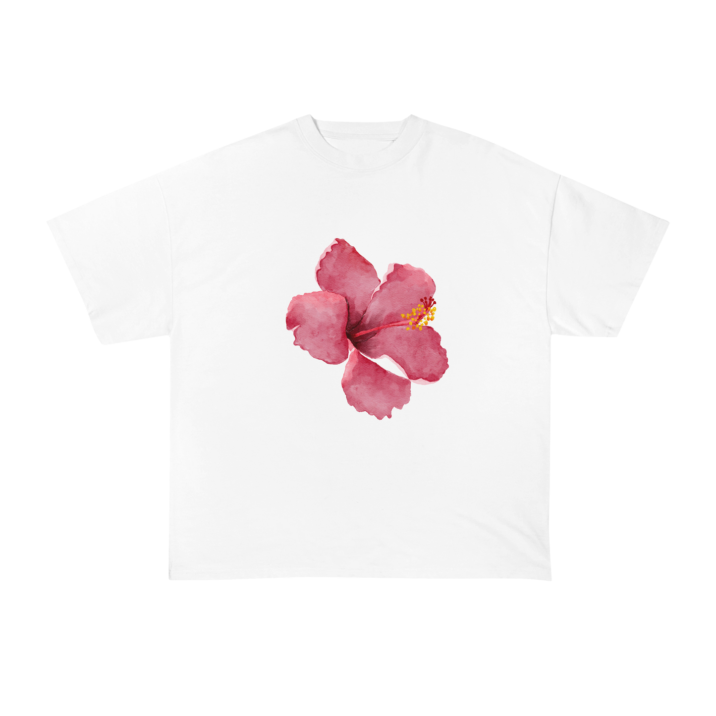 Flame Blossom Oversized T-Shirt