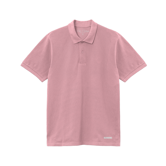 Pink Solid Polo T-shirt