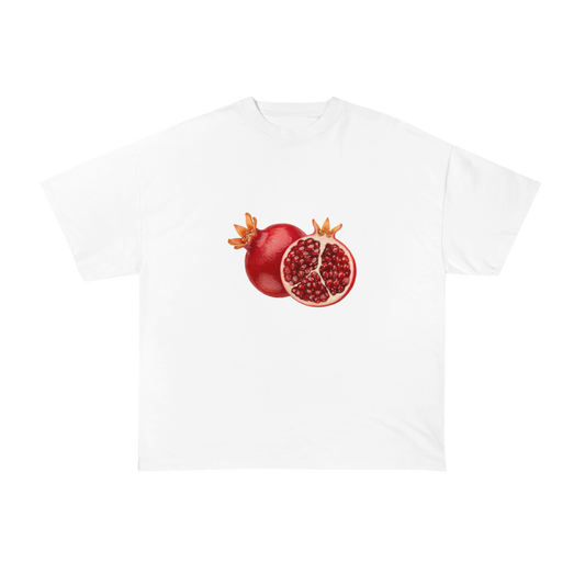 Crimson Bloom Oversized T-Shirt